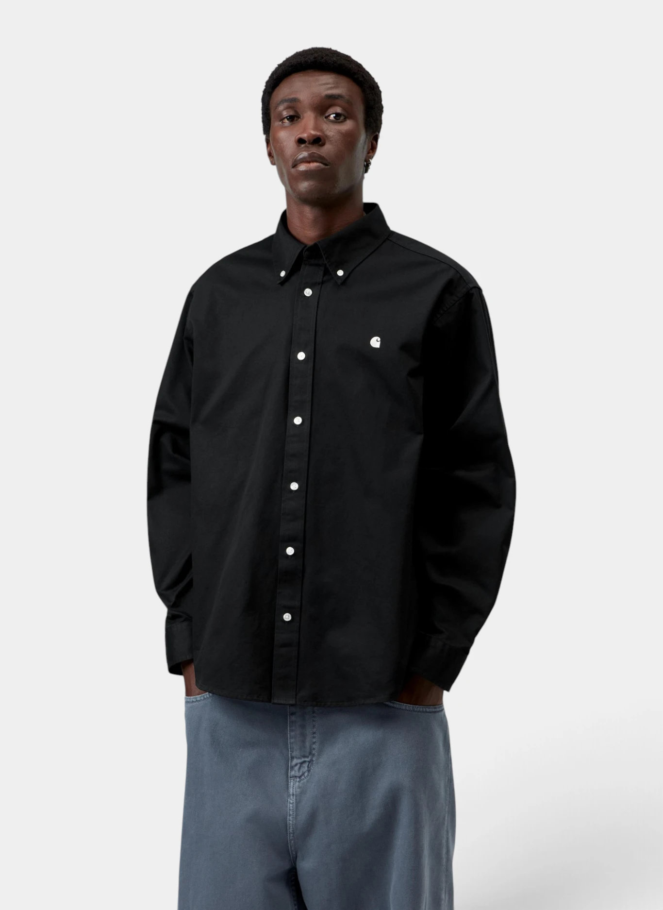 Рубашка L/S OG Madison Shirt Black