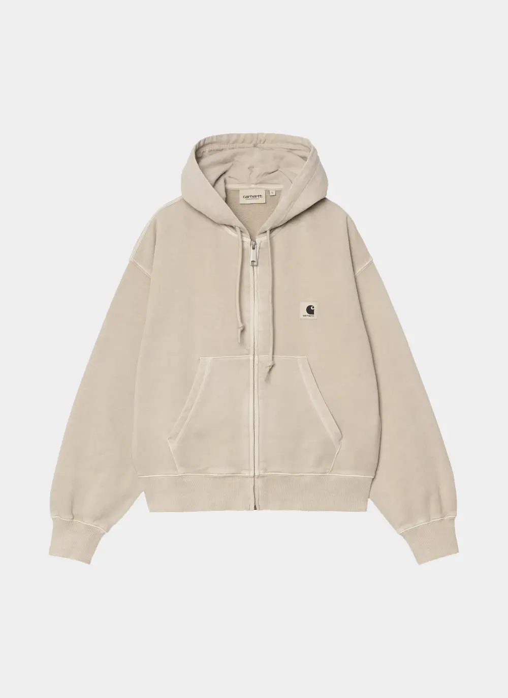 Худи на молнии женское W' Hooded Nelson Jacket Fleur De Sel (Garment Dyed)