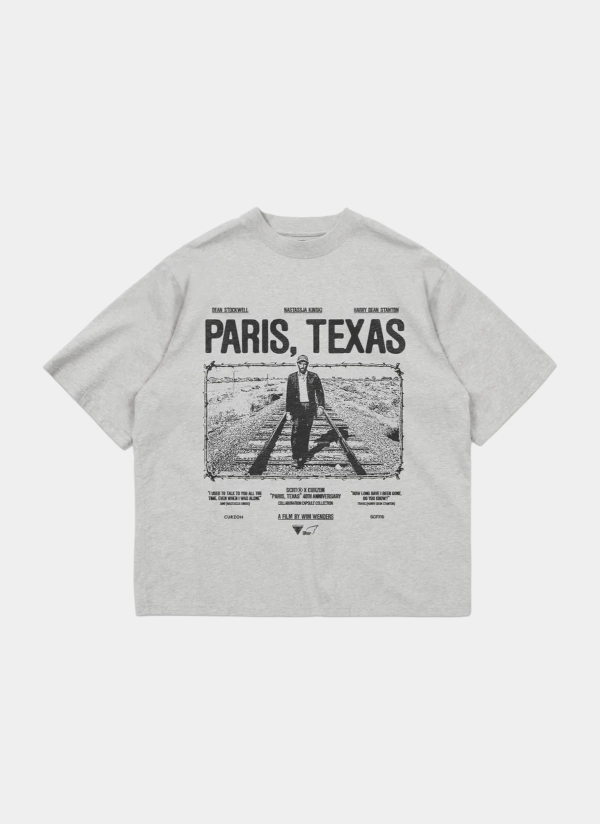 Футболка Paris, Texas T-Shirt Heather Grey