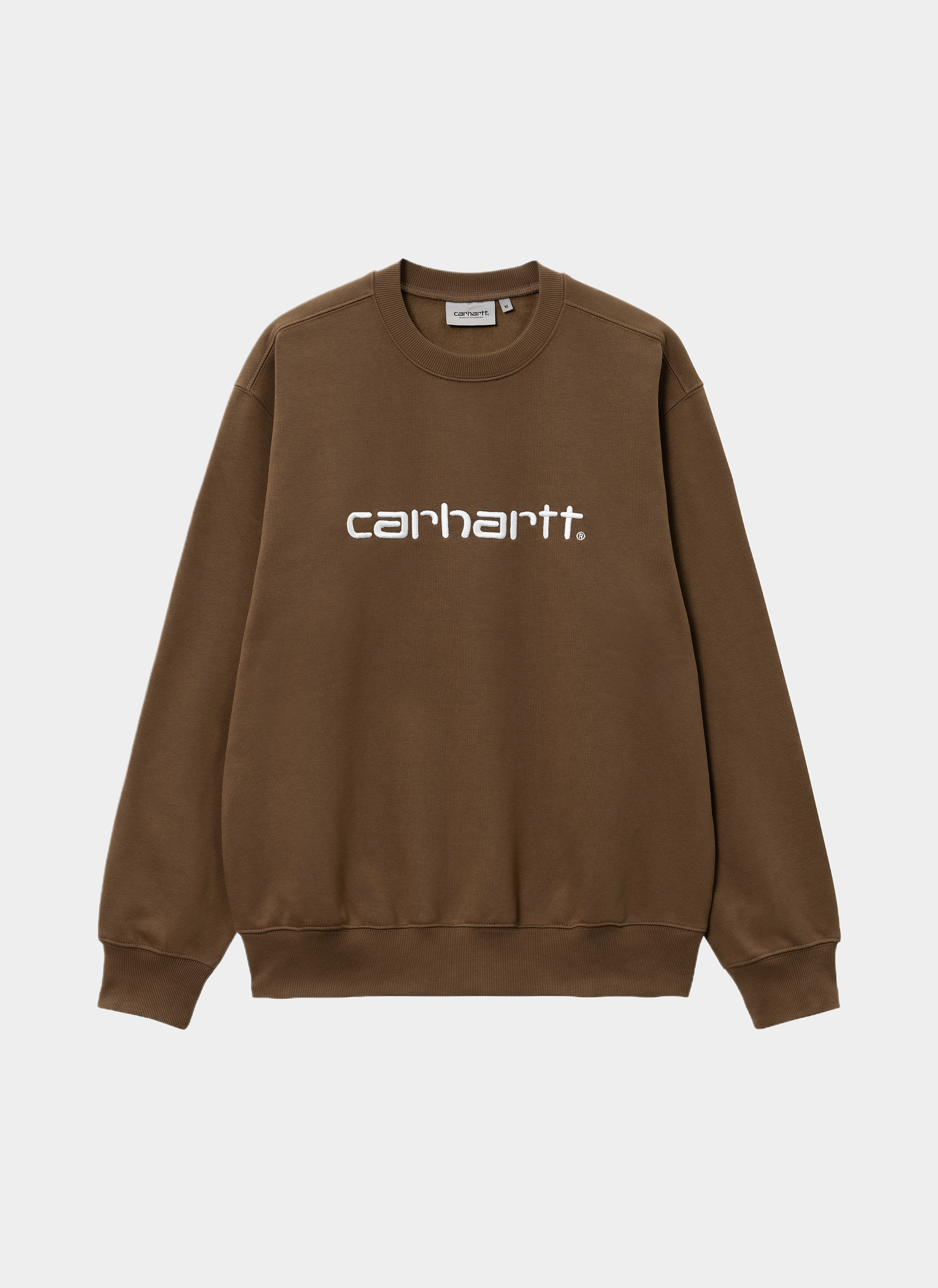 Свитшот ‘Carhartt Sweat’ Tamarind / White Свитшот ‘Carhartt Sweat’ Tamarind / White