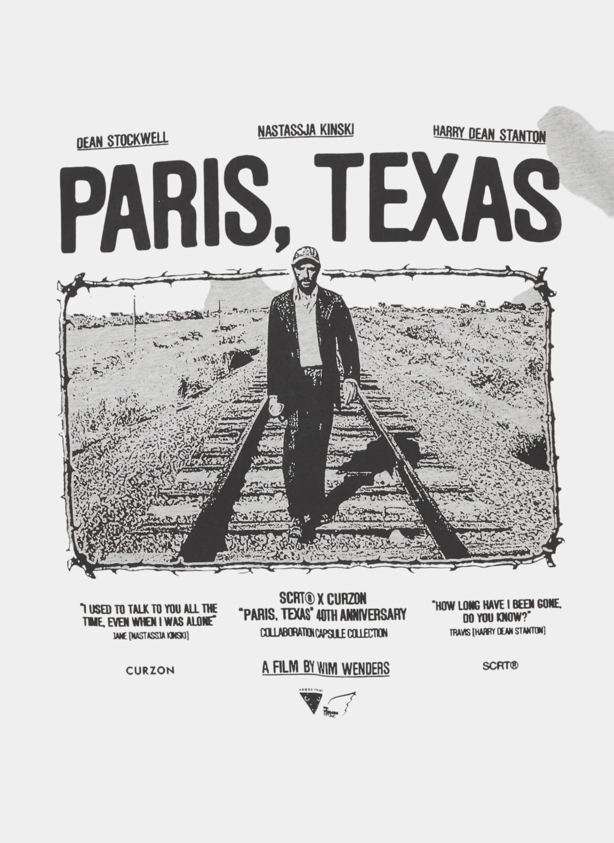 Футболка Paris, Texas T-Shirt Heather Grey