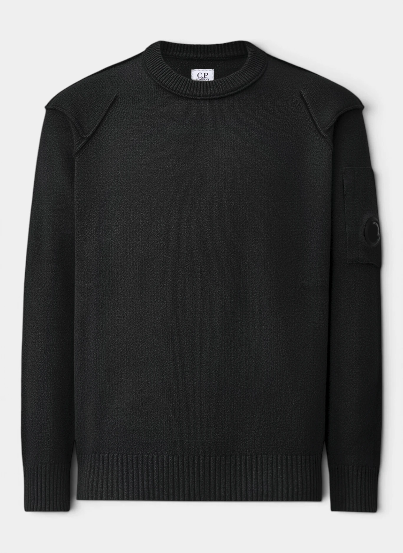 Свитер Lambswool Grs Crewneck Lens Sweater Black