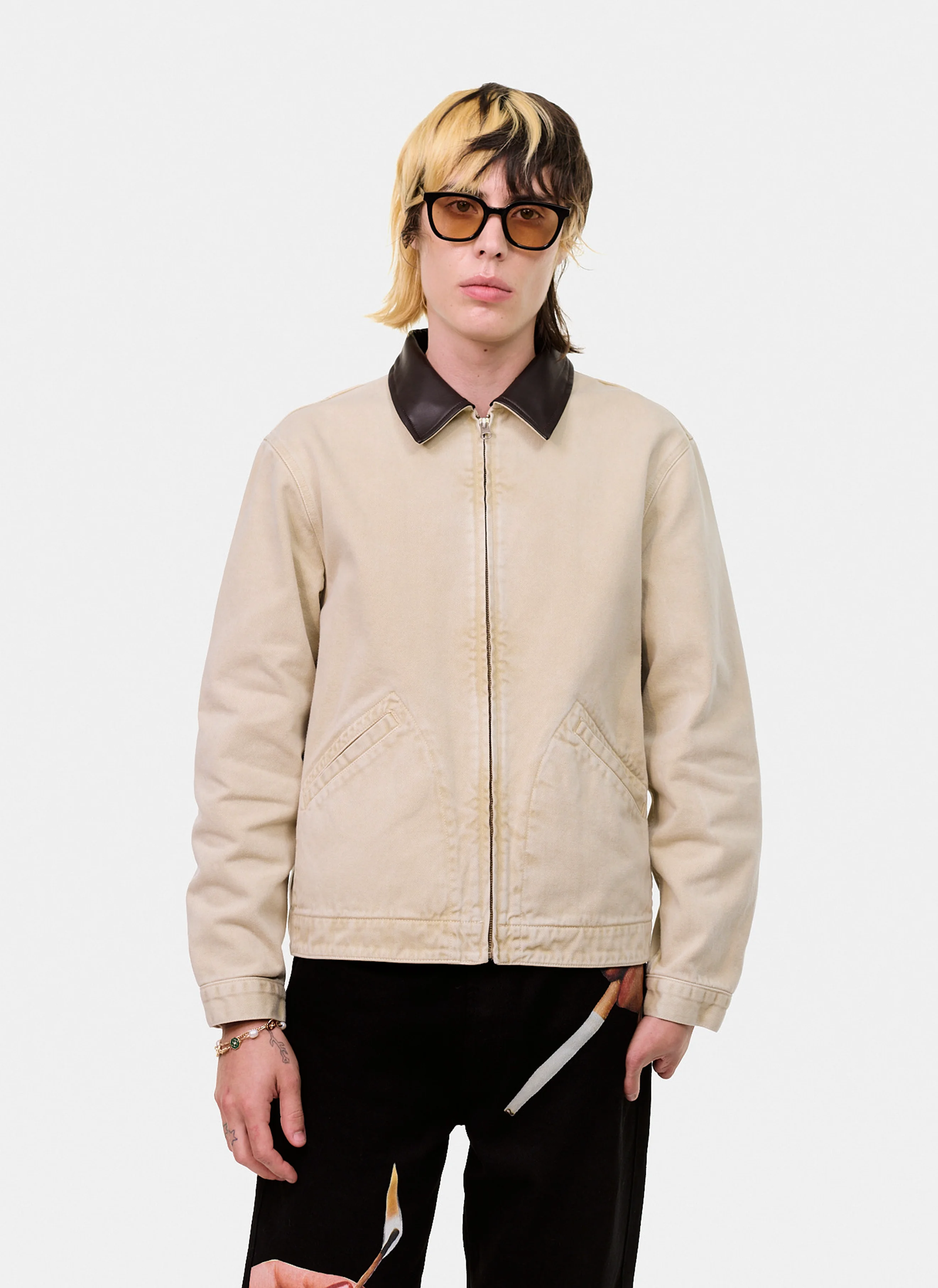 Бомбер Moto Rabbit Rides Again Jacket Off-Brown