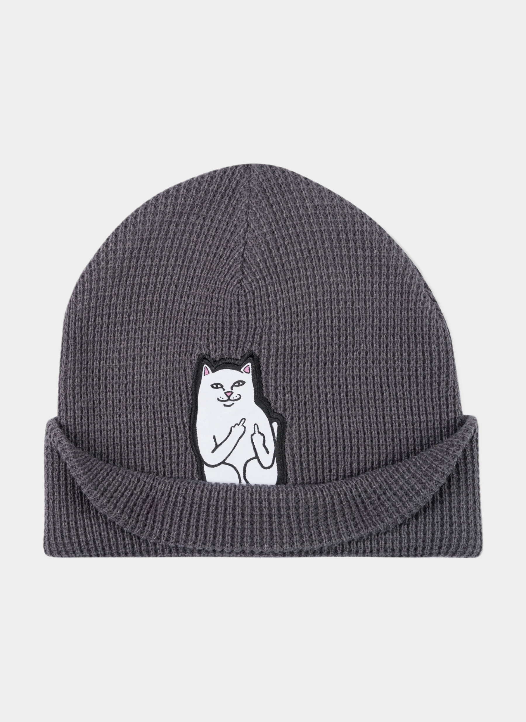 Шапка ‘Lord Nermal Waffle Knit Beanie’ Charcoal Шапка ‘Lord Nermal Waffle Knit Beanie’ Charcoal