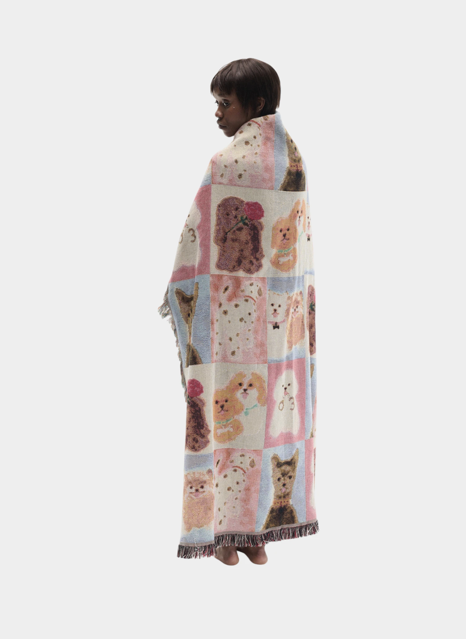 Плед Patchwork Pooches Blanket Allover