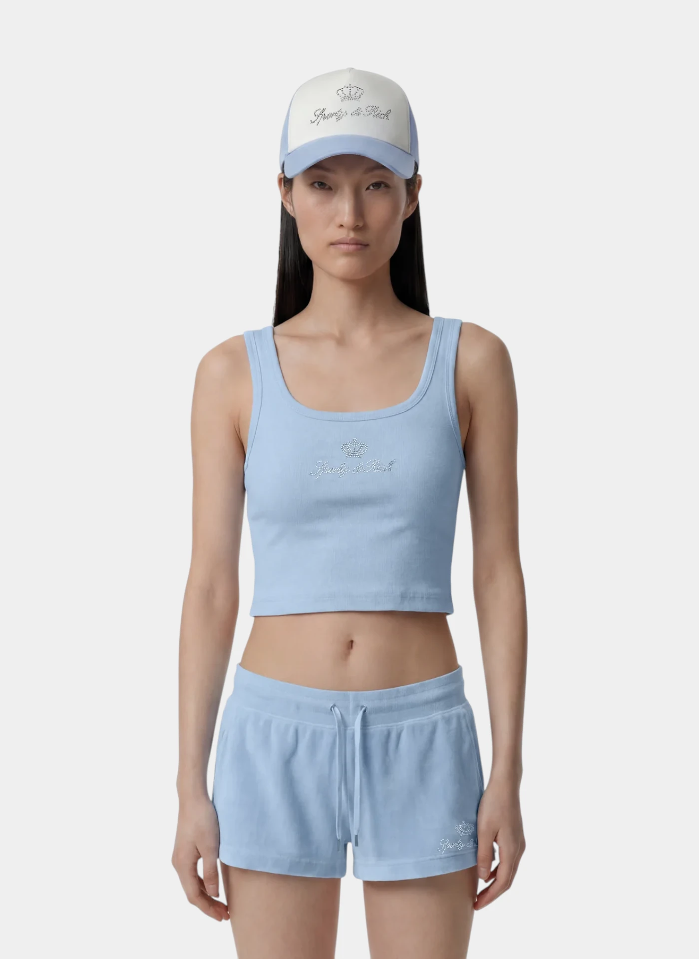 Майка Juicy Crown Ribbed Tank Sky Blue