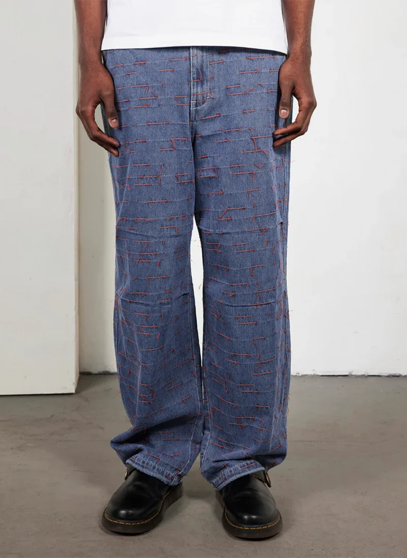 Джинсы Strokes Denim Parachute Pants  Indigo