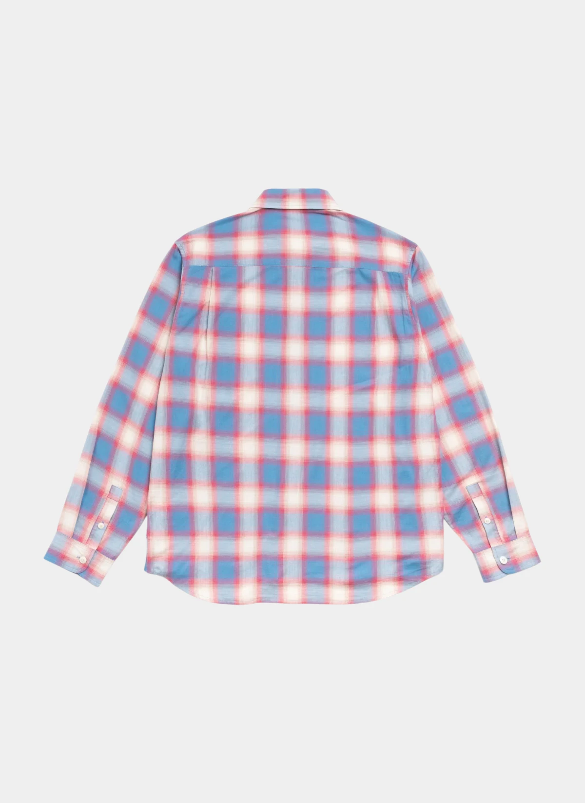 Рубашка Beach Ombre Plaid Shirt Blue