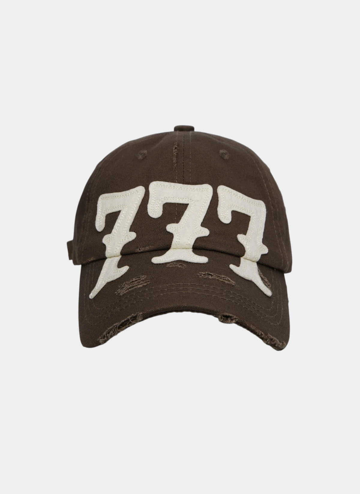 Кепка 777 Dad Cap Brown