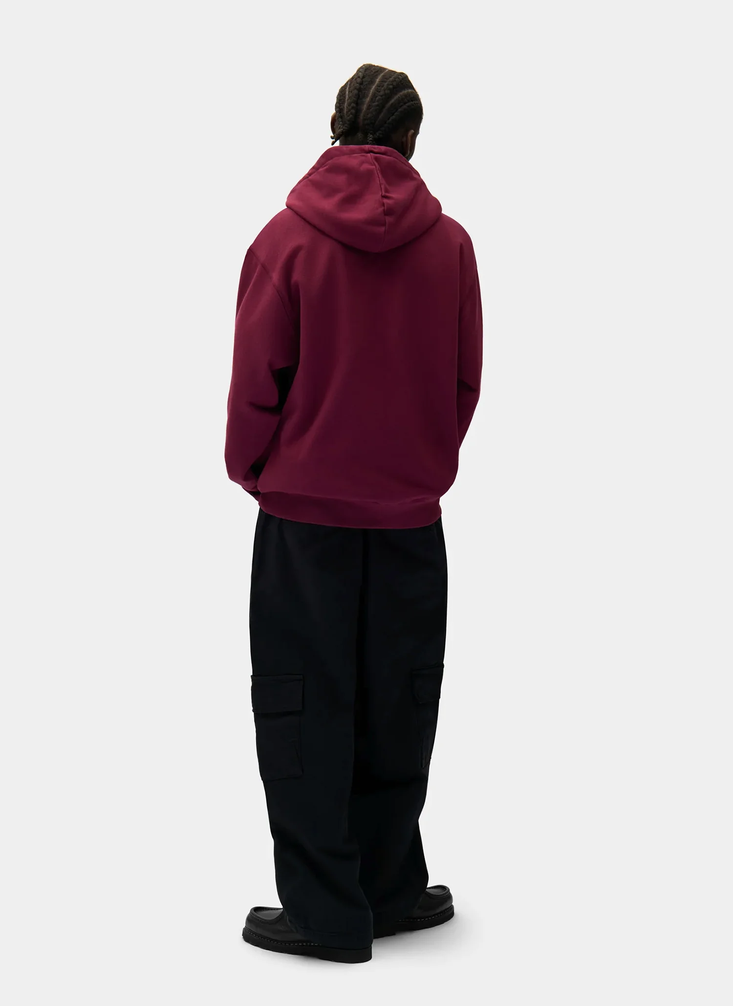 Худи на молнии Eye Front Zip Hoodie Bordeaux