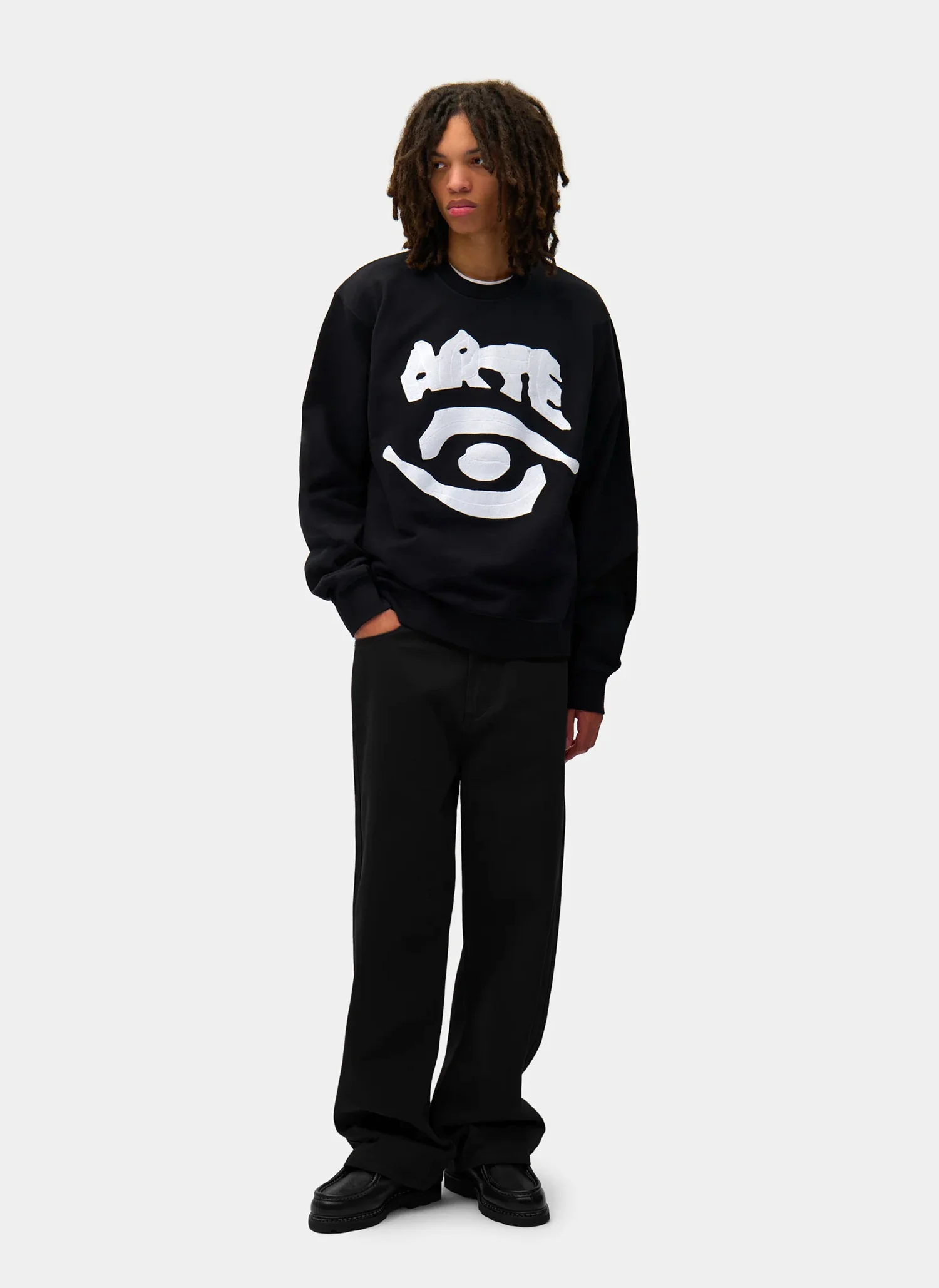 Джинсы Back Pocket Graphic Pants Black