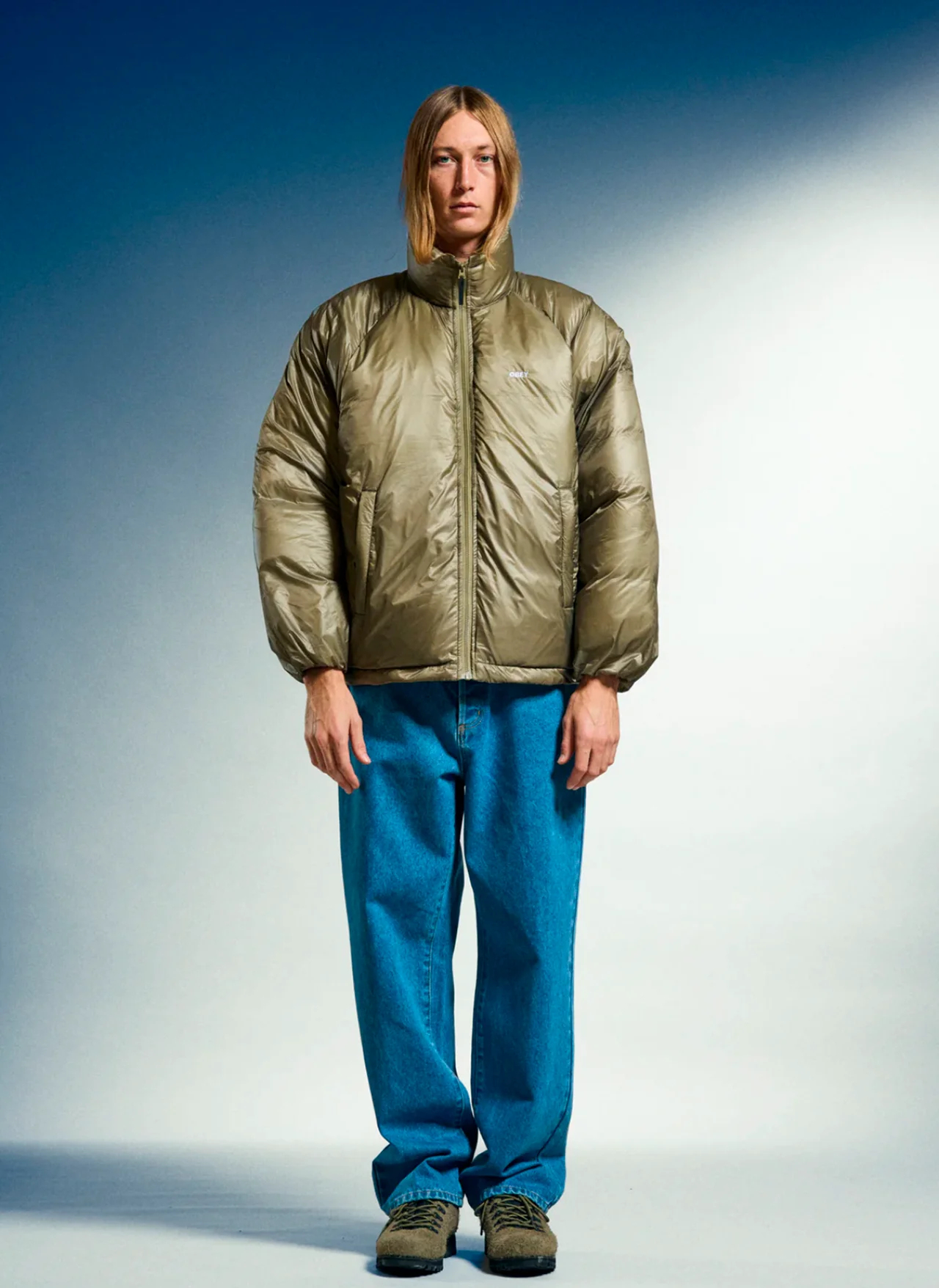 Пуховик Obey Echo Puffer Mermaid