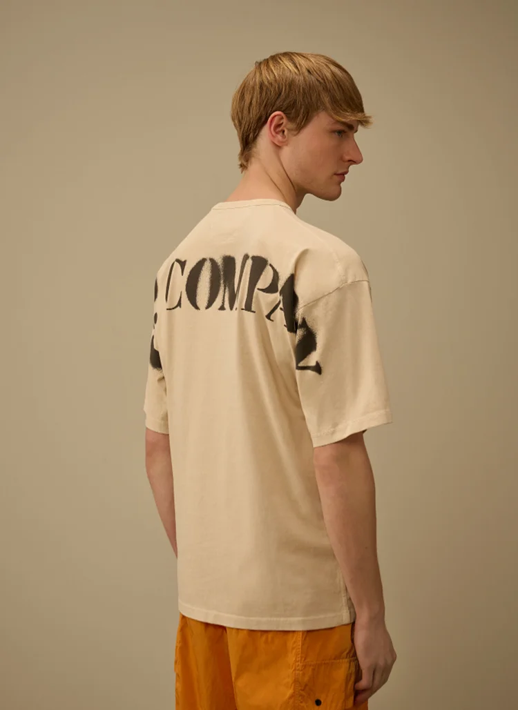 Футболка 24/1 Piquet Pigment Dyed Short Sleeve T-Shirt Frozen Dew