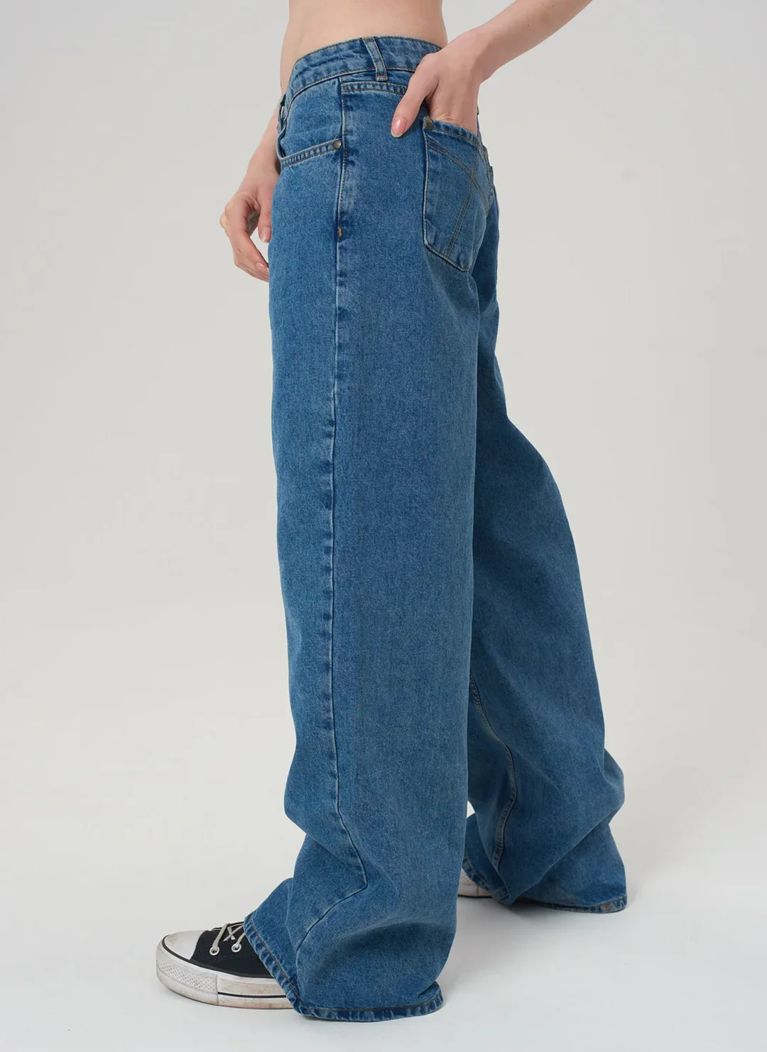 Джинсы женские RELEASE JEAN MID BLUE