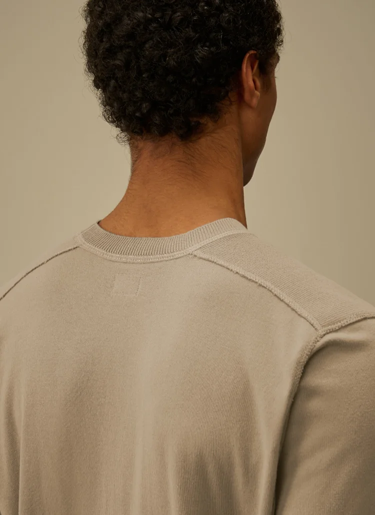 Свитшот Cotton Sea Island Crewneck Lens Sweater Dove Grey