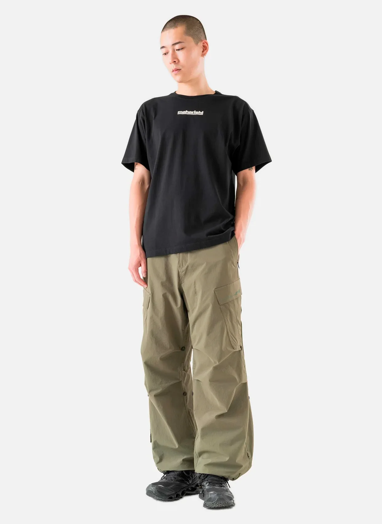 Футболка Maha-Paizhi Sashiko T-Shirt Black