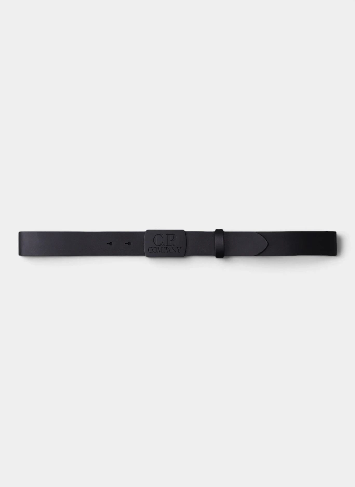Ремень Leather Buckle Belt Black