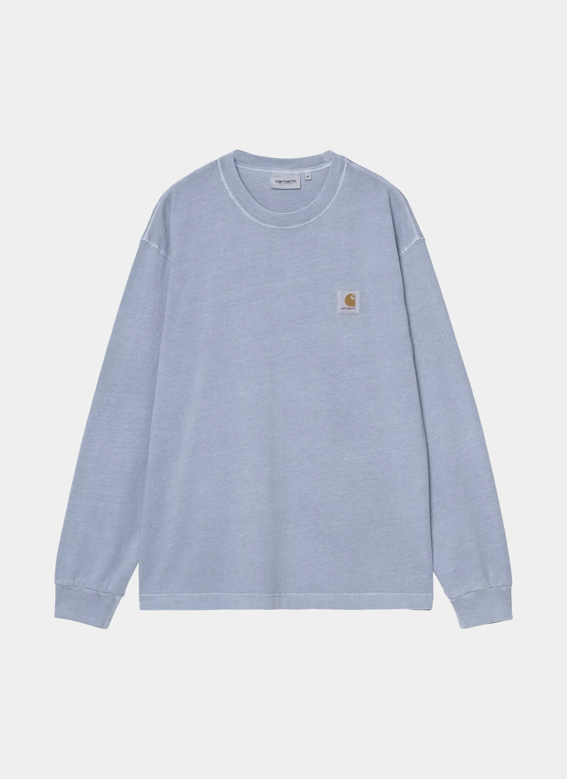 Лонгслив L/S Nelson T-Shirt Gentle Blue (Garment Dyed)