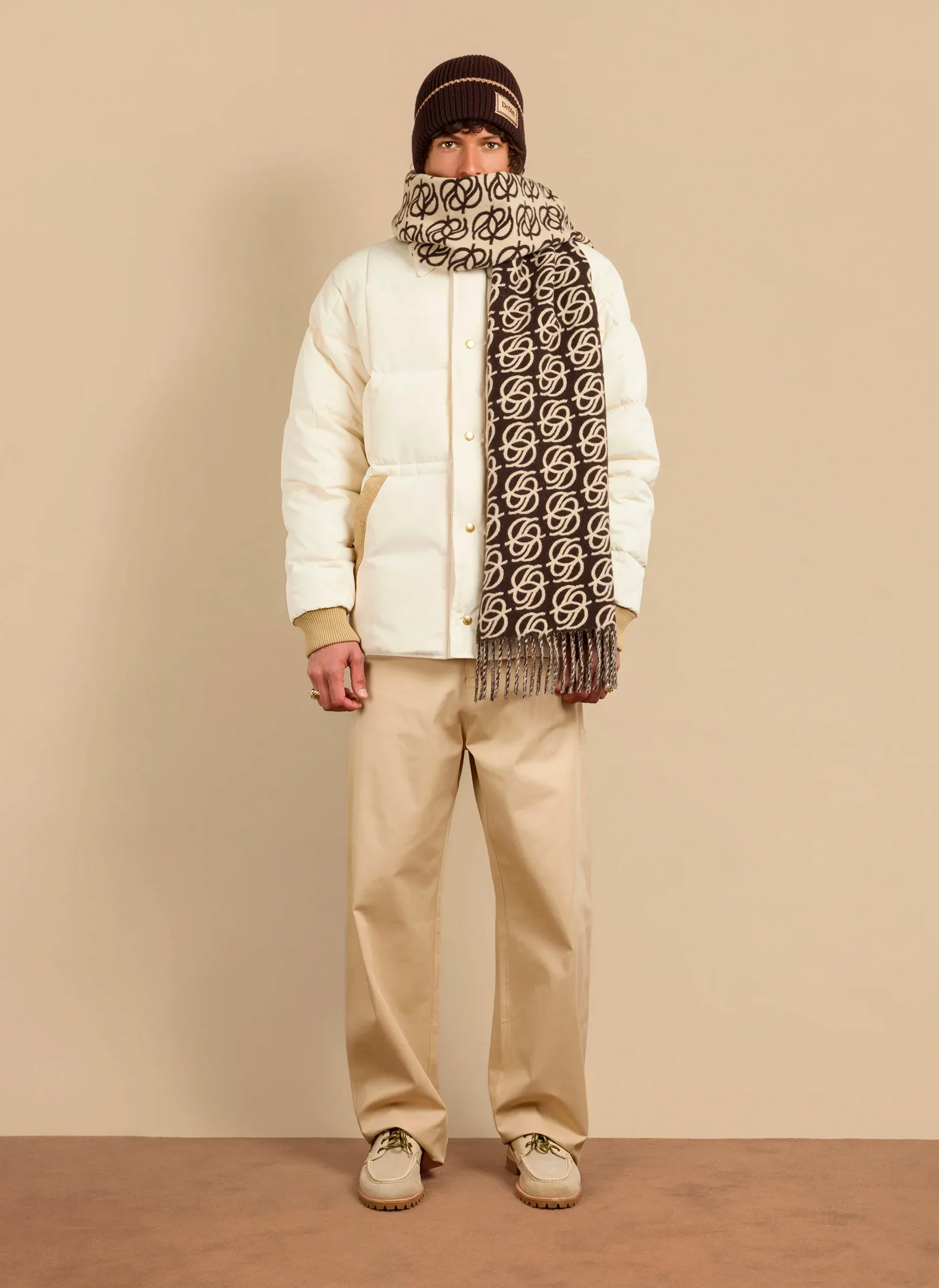 Шарф Monogramme Dark Brown