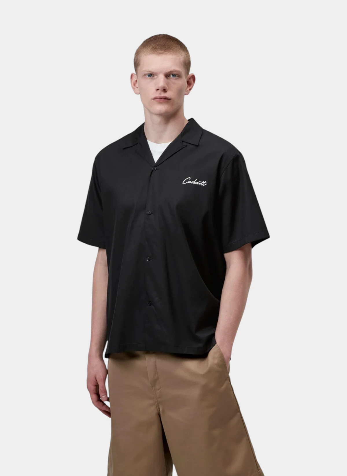 Рубашка S/S Delray Shirt Black / White