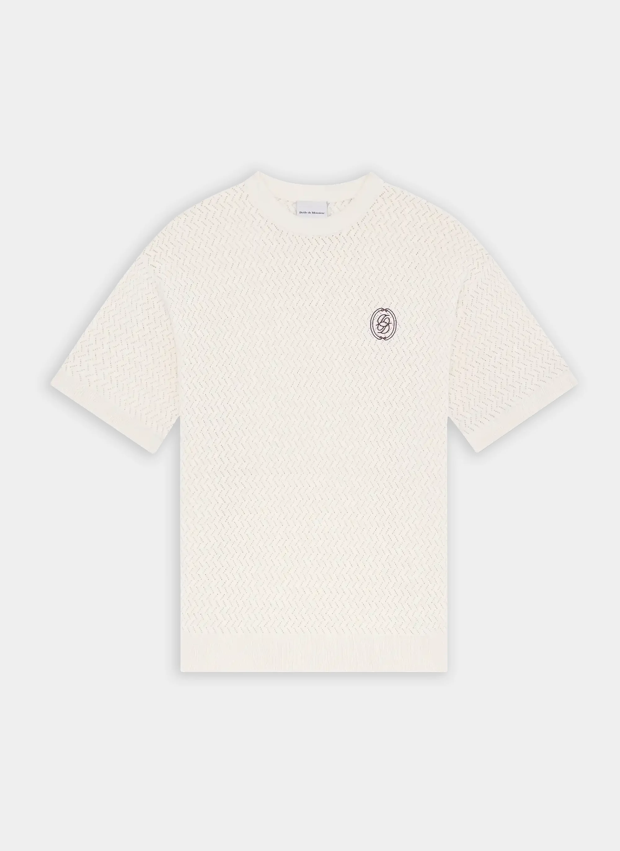 Футболка Maille Ajouree D Miroir Off White