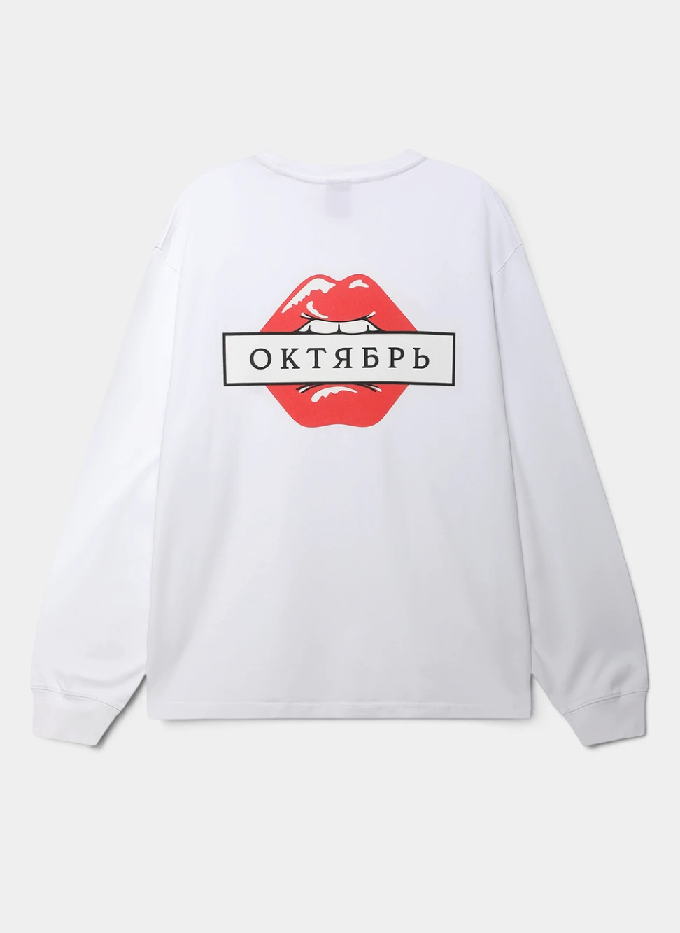 Лонгслив Lips LS Tee White