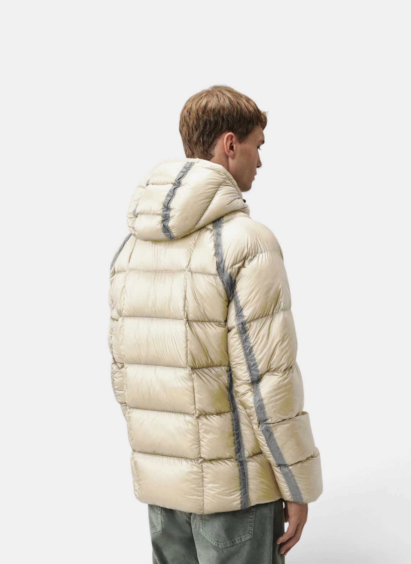 Пуховик D.D. Shell Hooded Down Jacket Silver Birch
