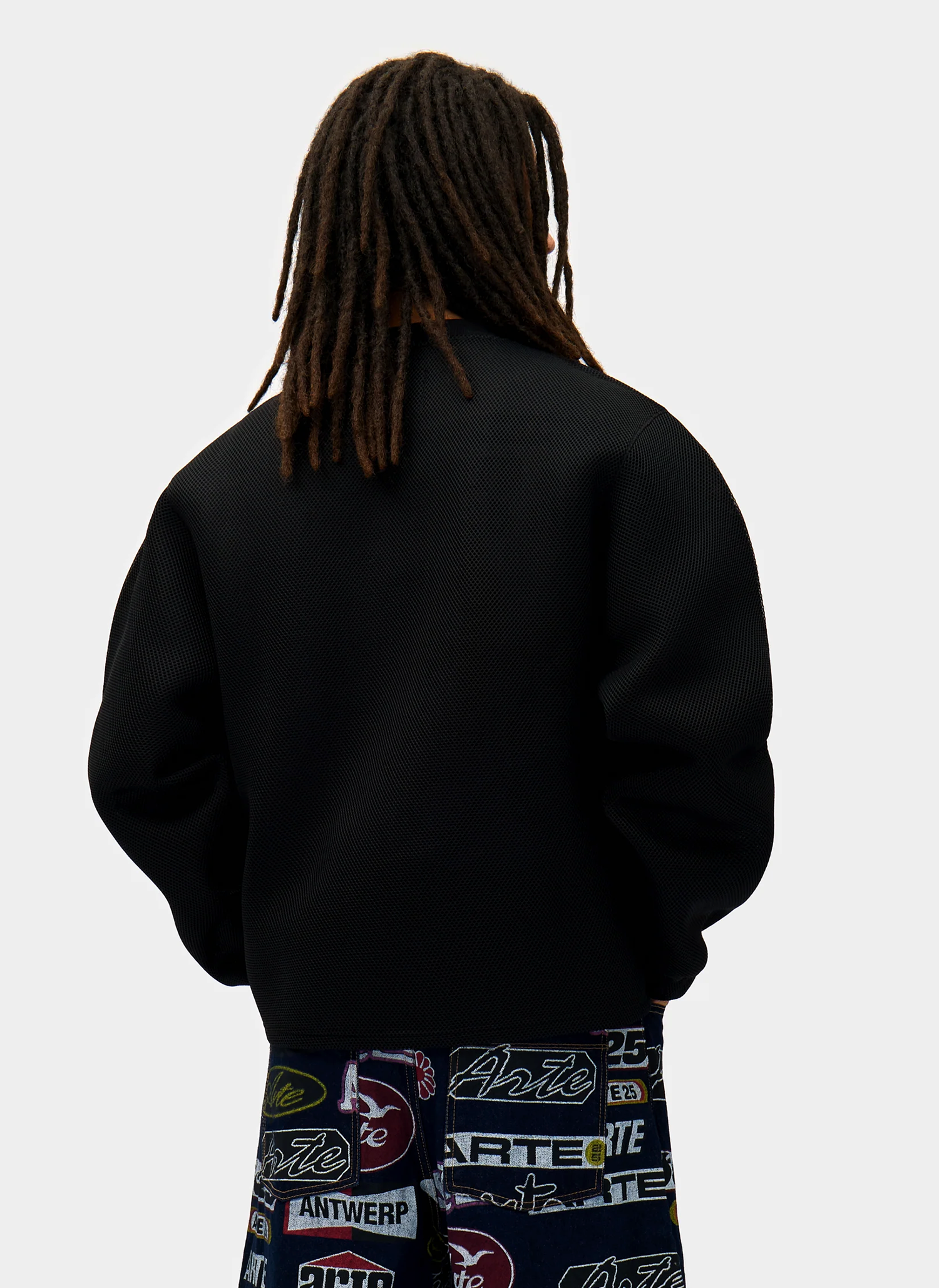 Свитшот Mesh Crewneck Black Свитшот Mesh Crewneck Black