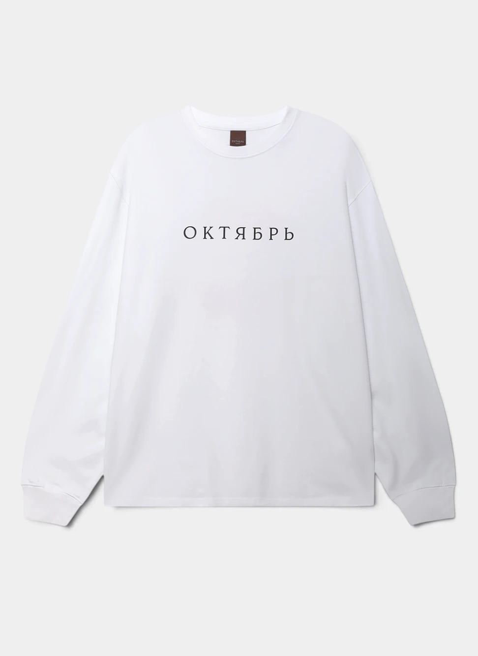 Лонгслив OG Logo LS Tee White