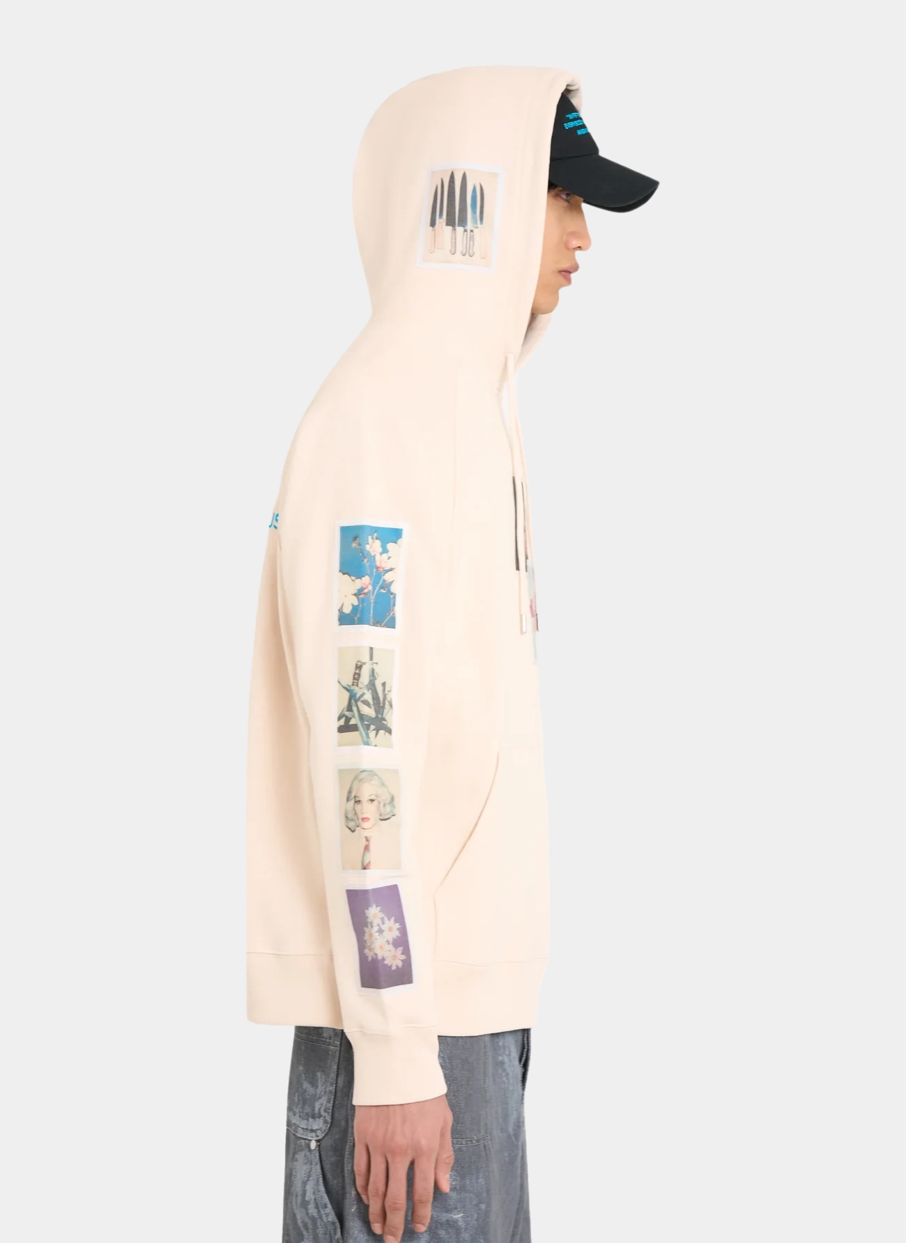 Худи Loose Hoodie Aw Polaroid Худи Loose Hoodie Aw Polaroid