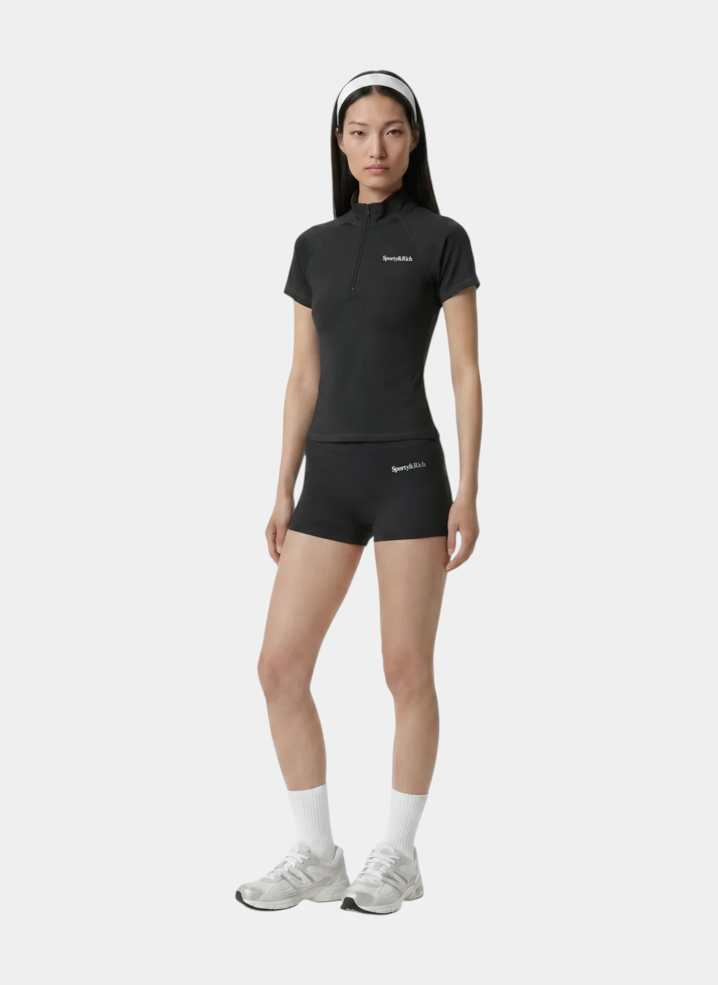 Поло Serif Logo SS Sports Quartez Zip Carbon