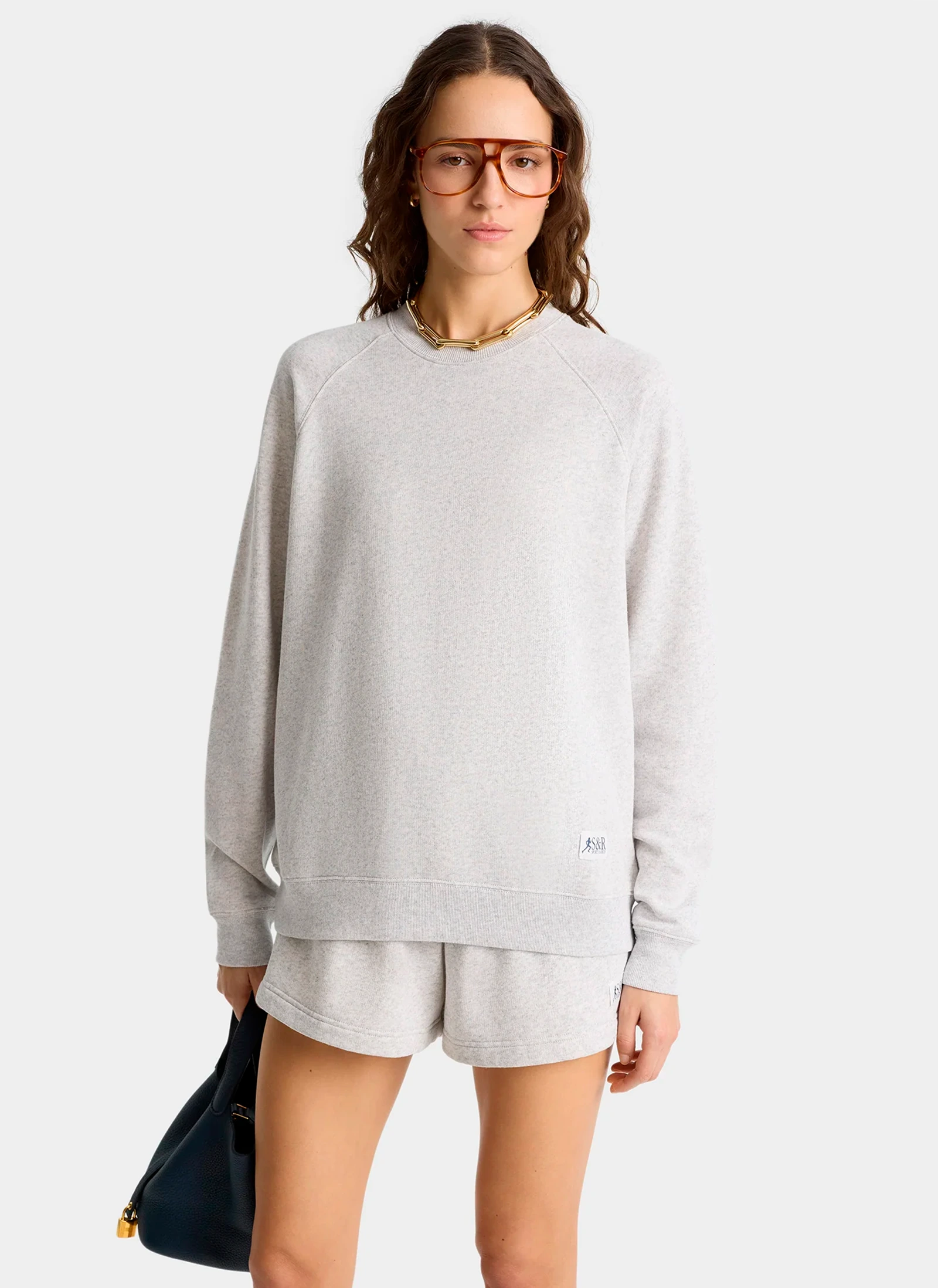 Свитшот SR Runner Soft Crewneck Heather Gray