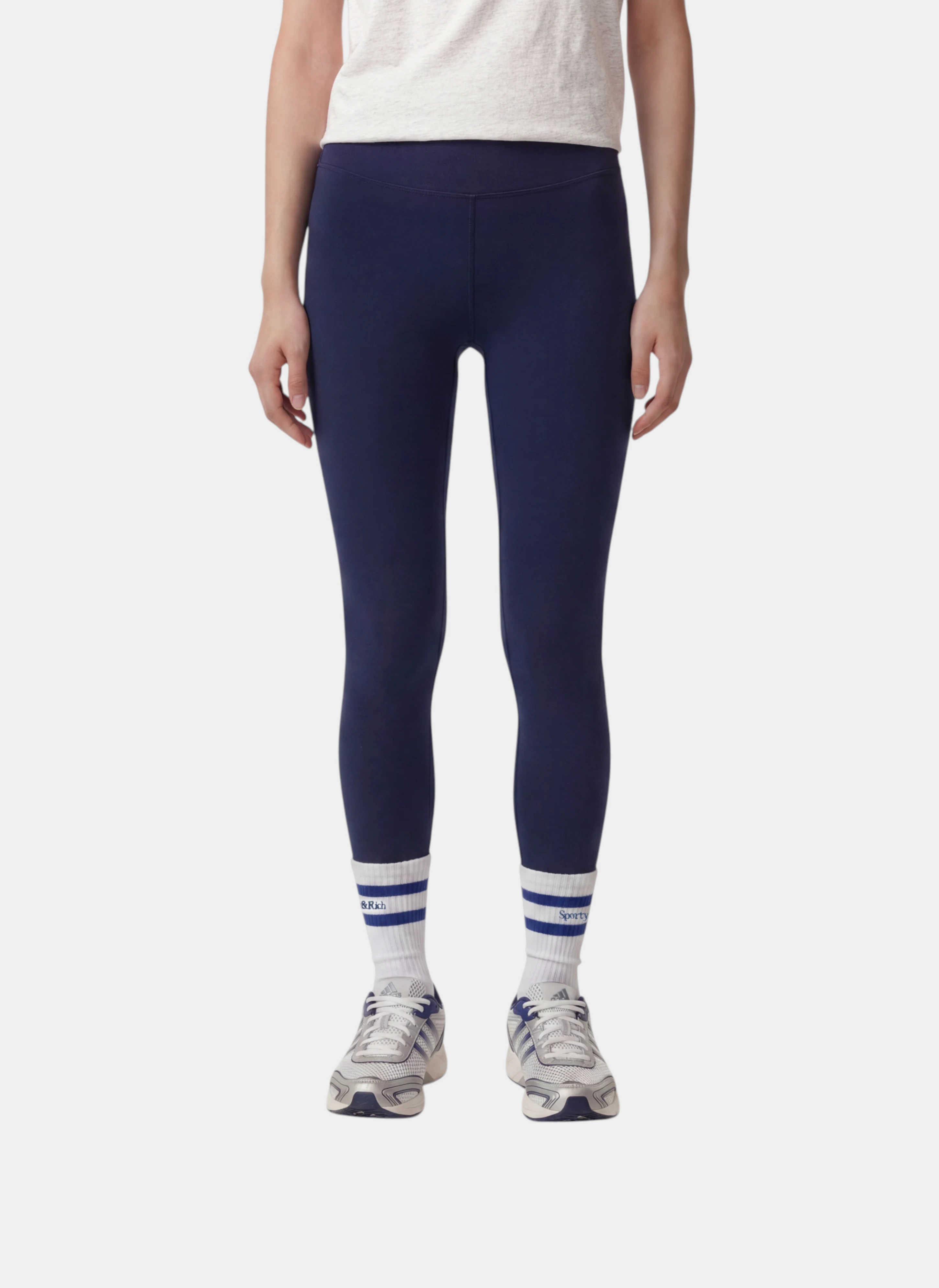 Леггинсы Bold Logo Legging Dark Navy/White