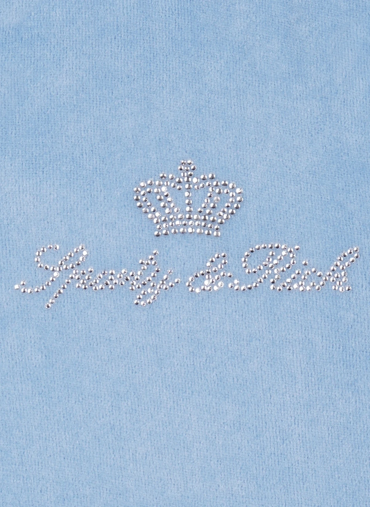 Шорты Juicy Script Velour Short Sky Blue