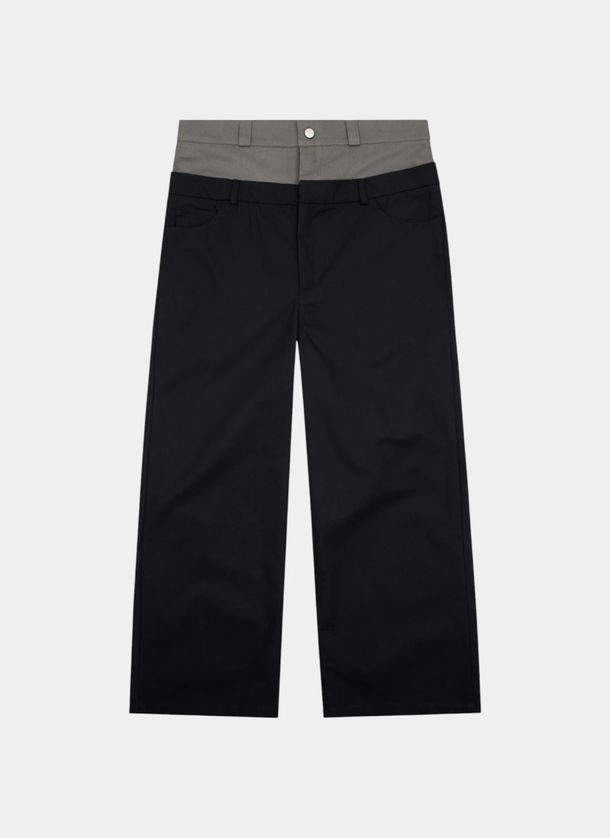 Брюки Double Waist Black