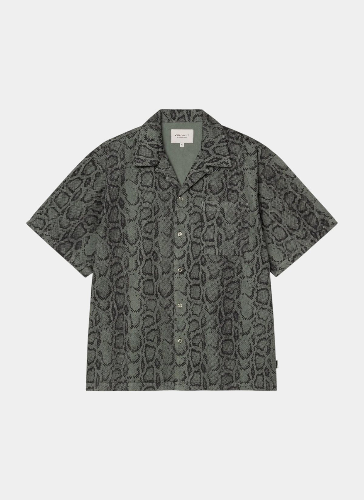 Рубашка S/S Snake Camo Shirt Snake Camo, Leaf (Garment Dyed)