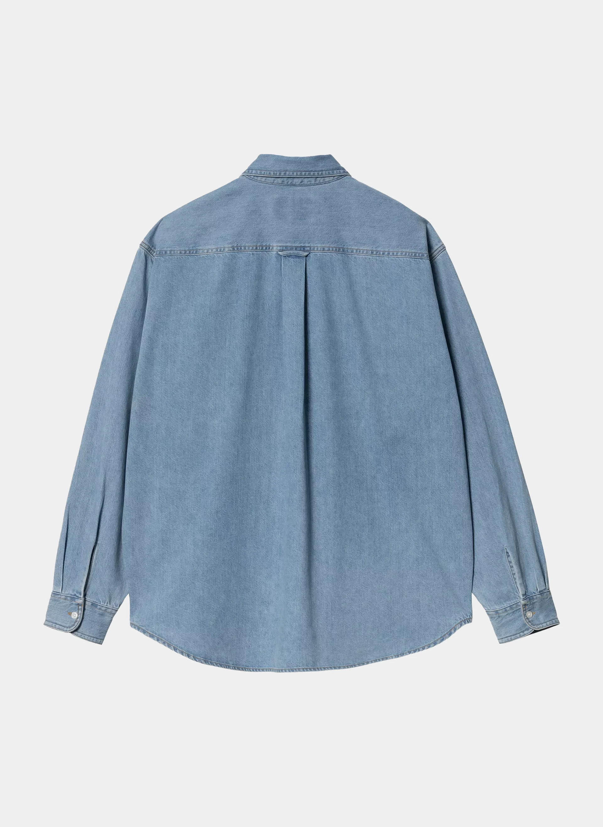 Рубашка L/S Lucas Shirt Blue (Bleached)