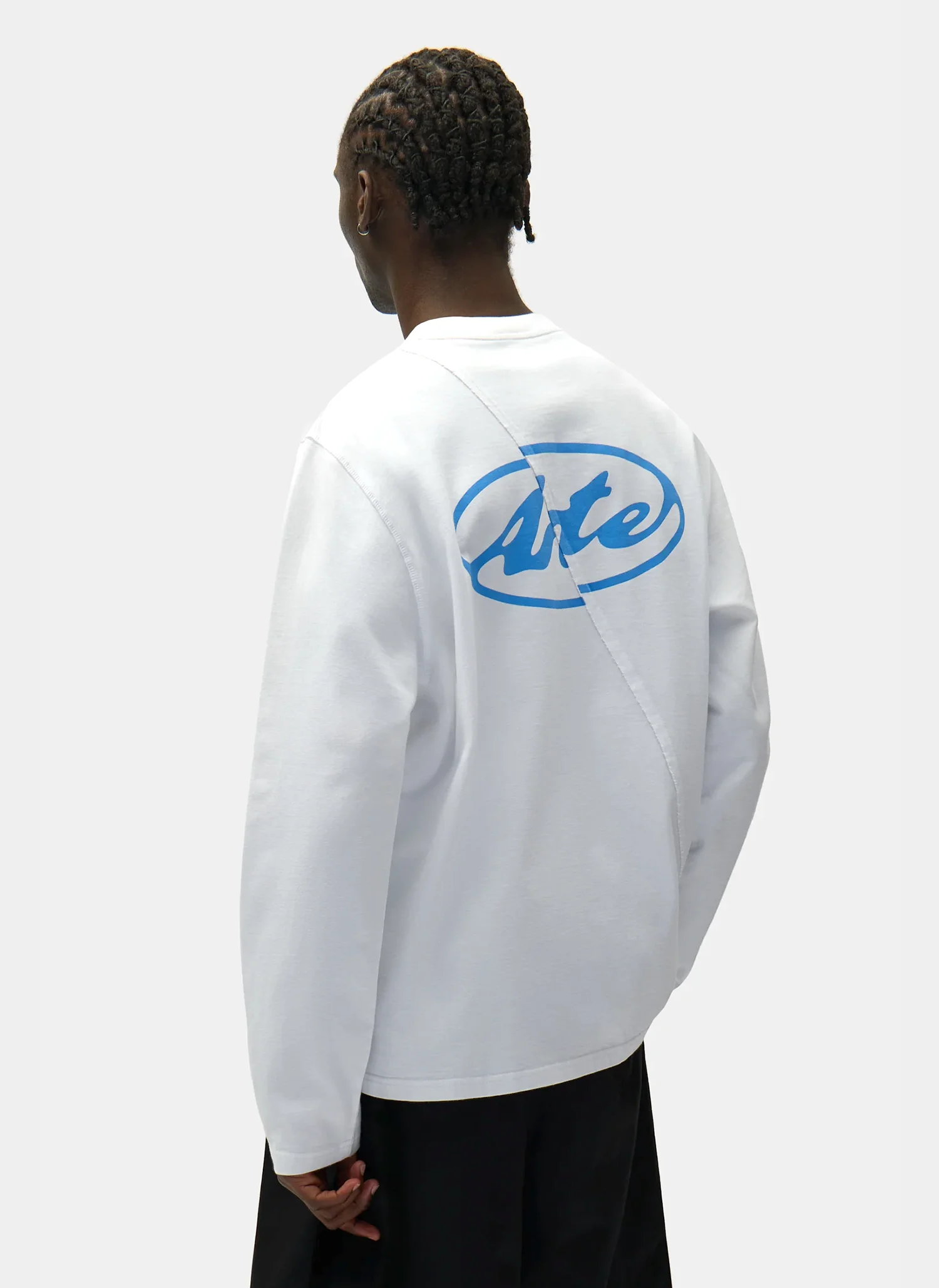 Лонгслив Back Circle Logo Longsleeve White