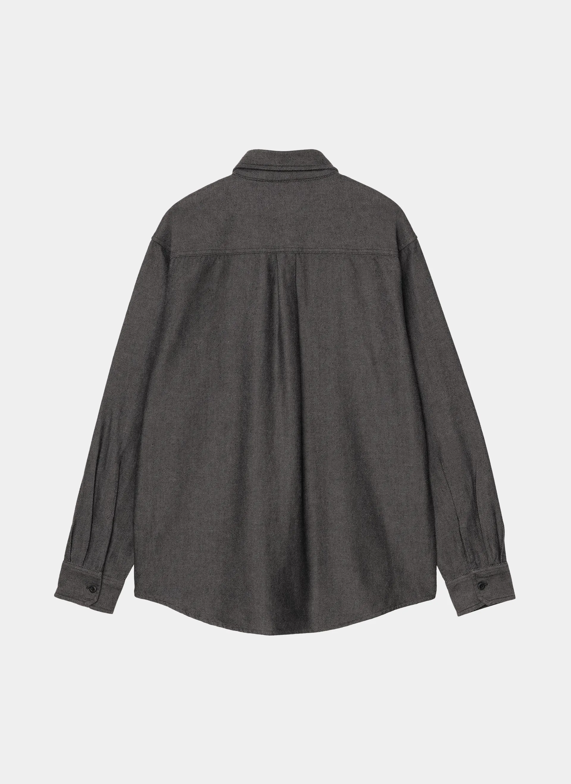 Рубашка L/S Edgar Shirt Black / Wax