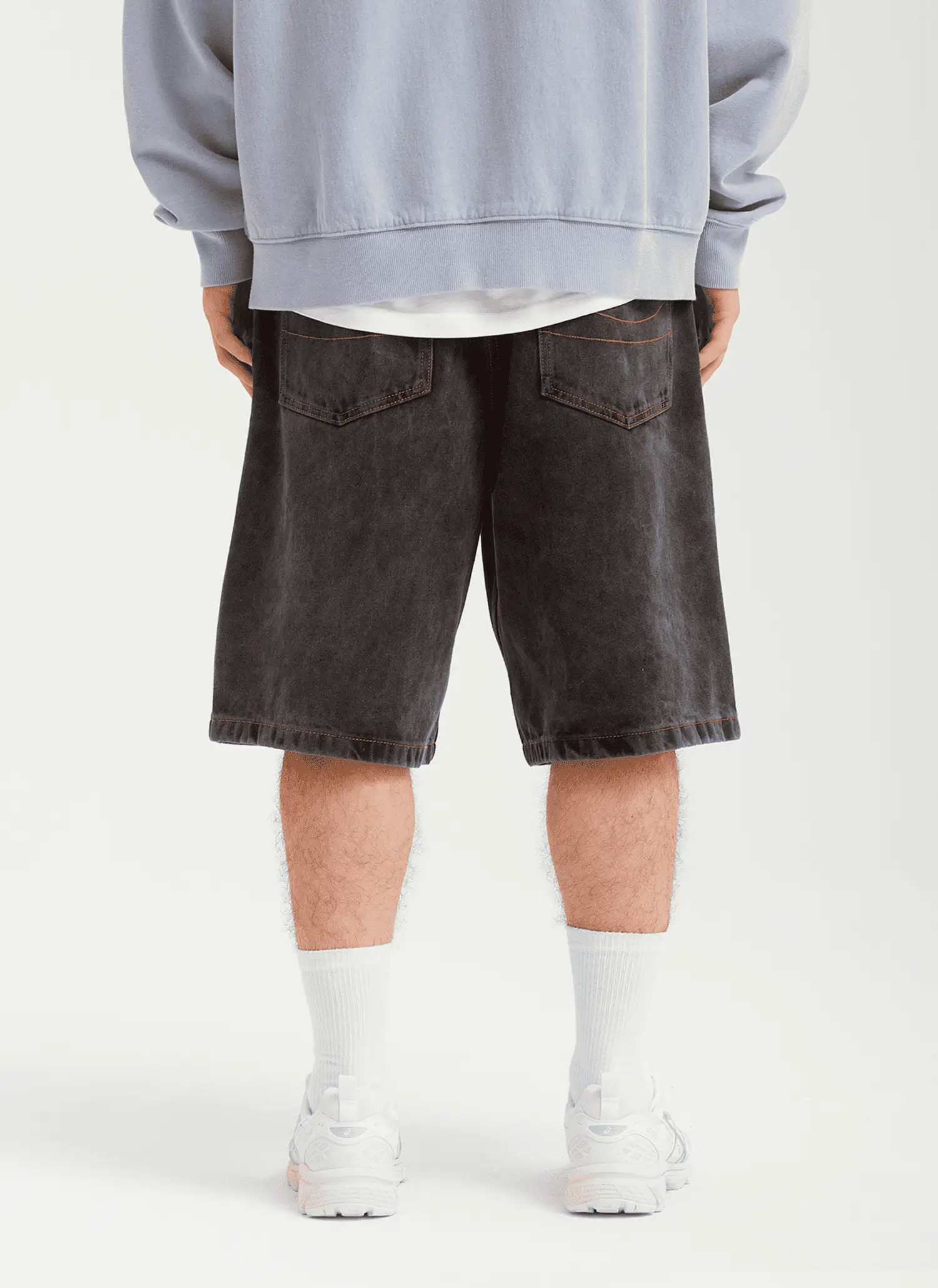 Шорты Og Logo Baggy Denim Shorts BLACK STONE WASHED