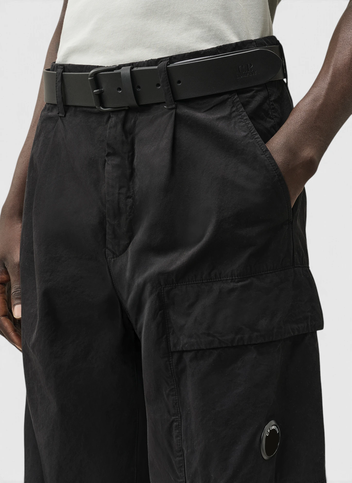 Ремень Leather Logo Belt Black