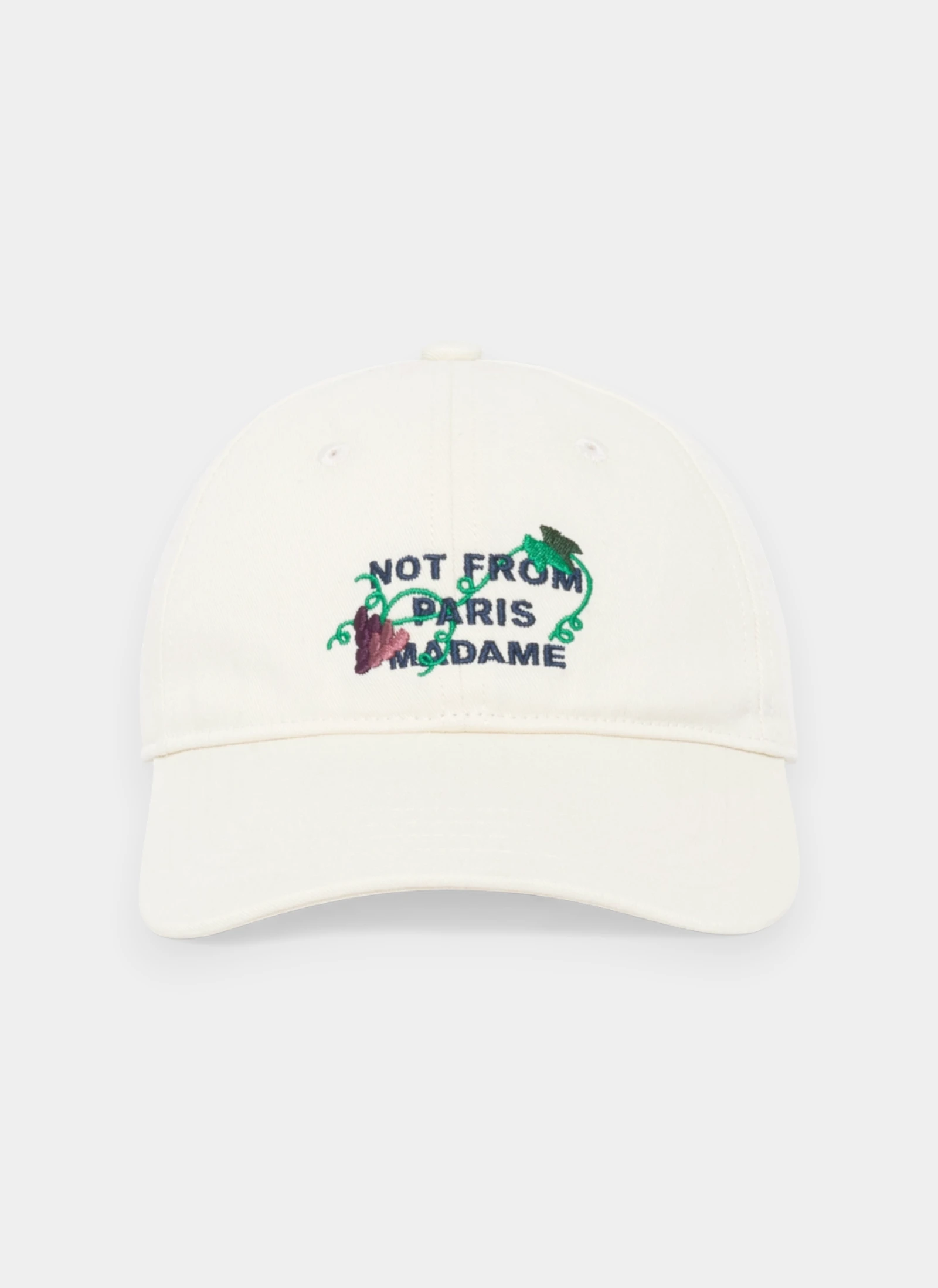 Кепка Vine Embroidered Slogan Cap Off White