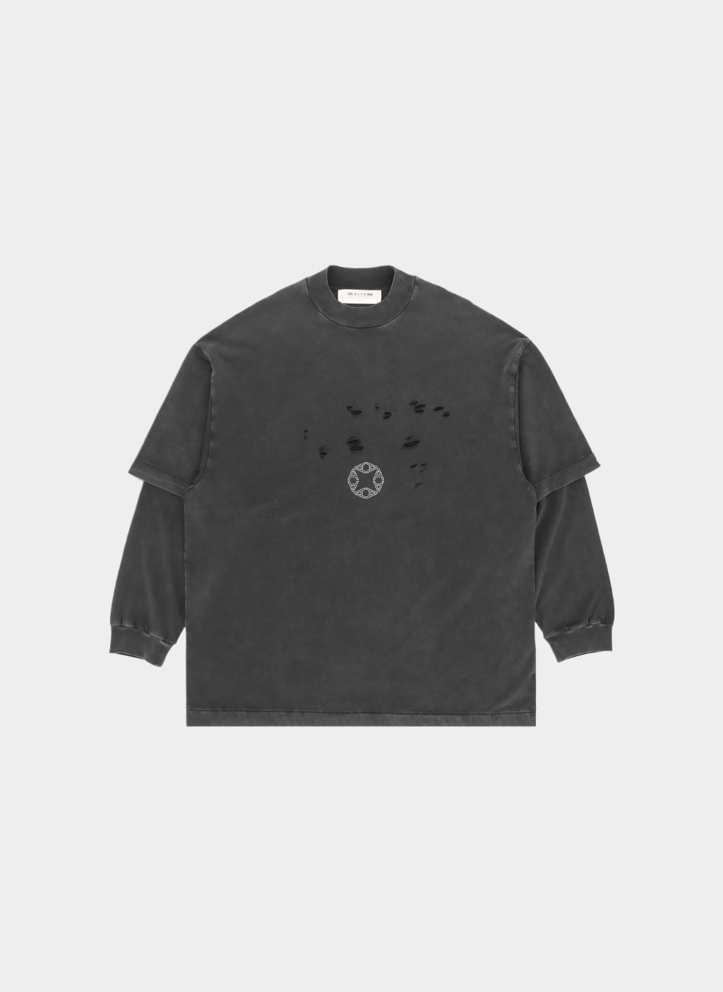 Лонгслив "DOUBLE SLEEVE LASER CUT LOGO T-SHIRT" Лонгслив "DOUBLE SLEEVE LASER CUT LOGO T-SHIRT"