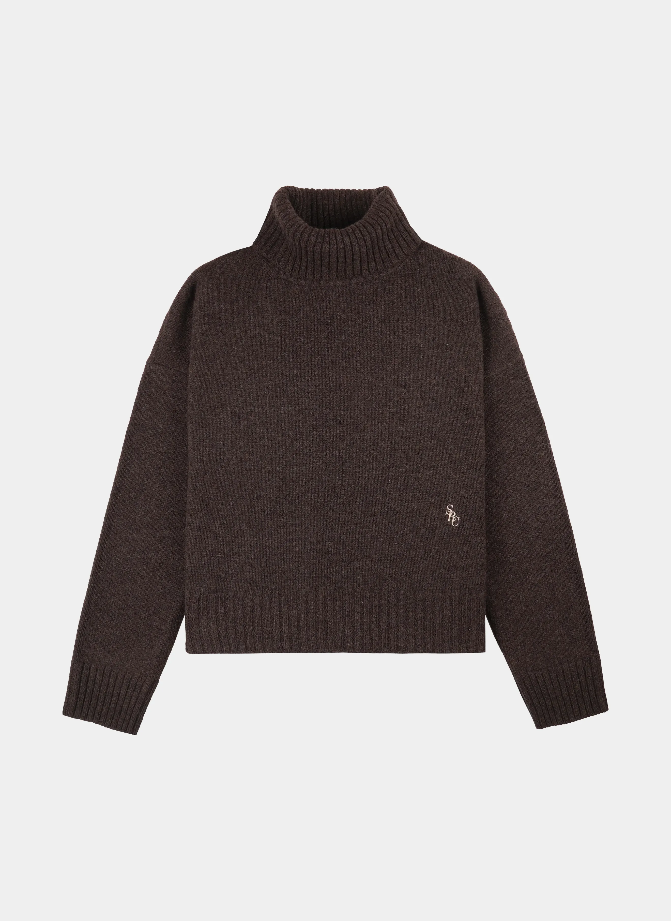 Свитер SRC Wool Turtleneck Men Chocolate