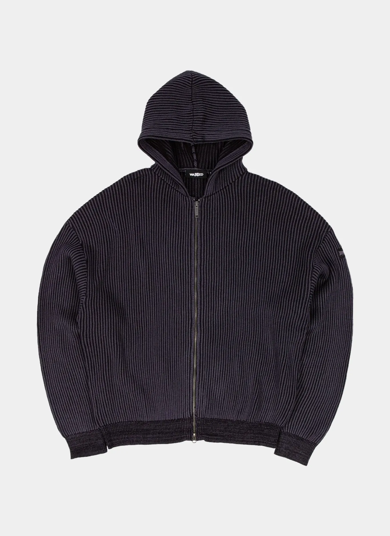 Худи на молнии Pusher Knit Zip Hoodie Black/Charcoal