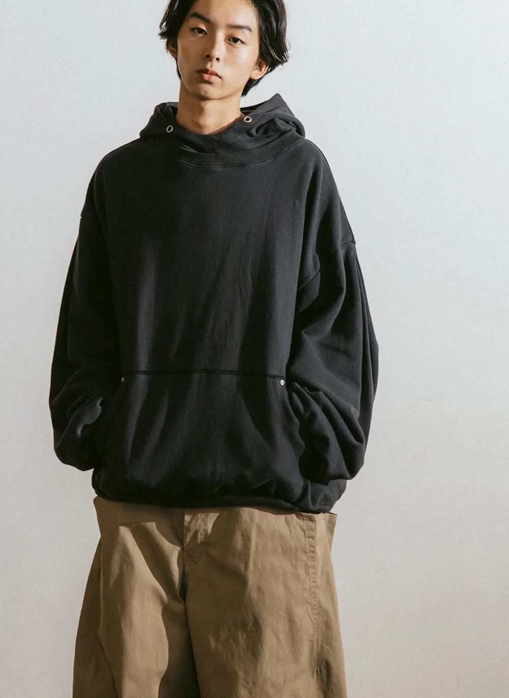 Худи Valley Layered Hoodie Dark Grey