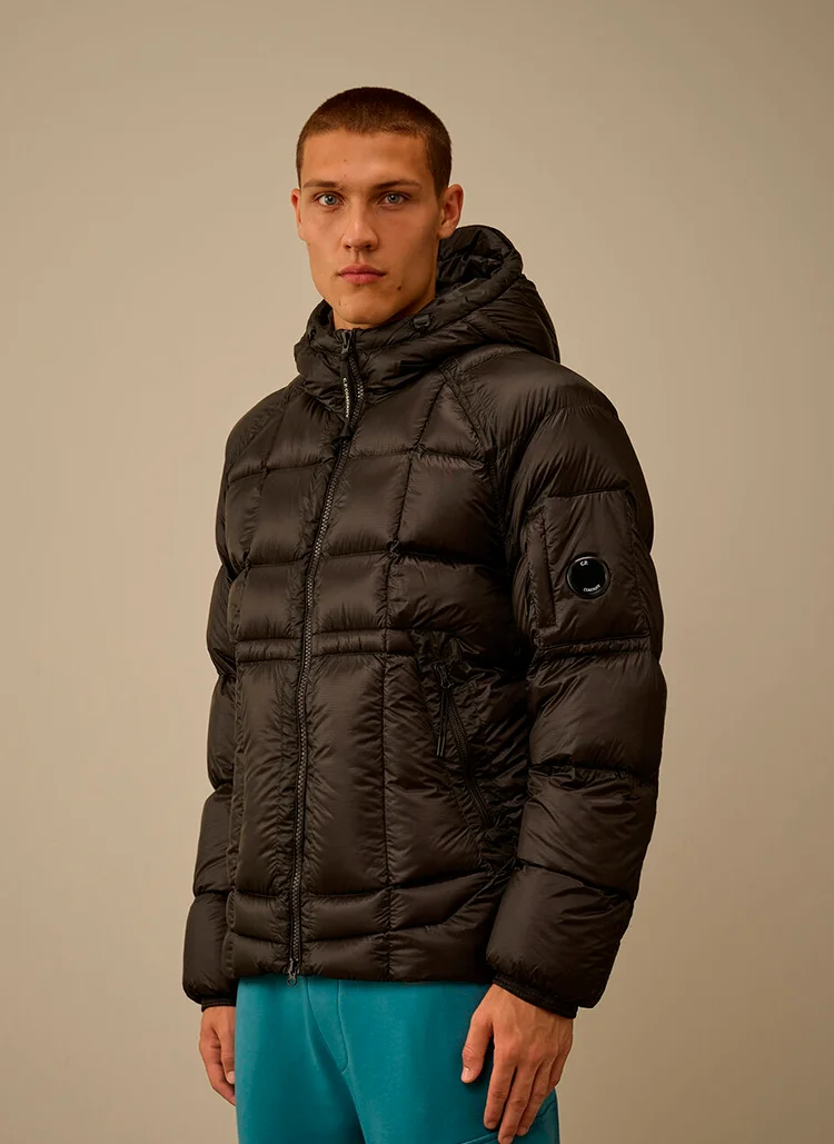 Пуховик D.D. Shell Hooded Down Puffer Jacket Black