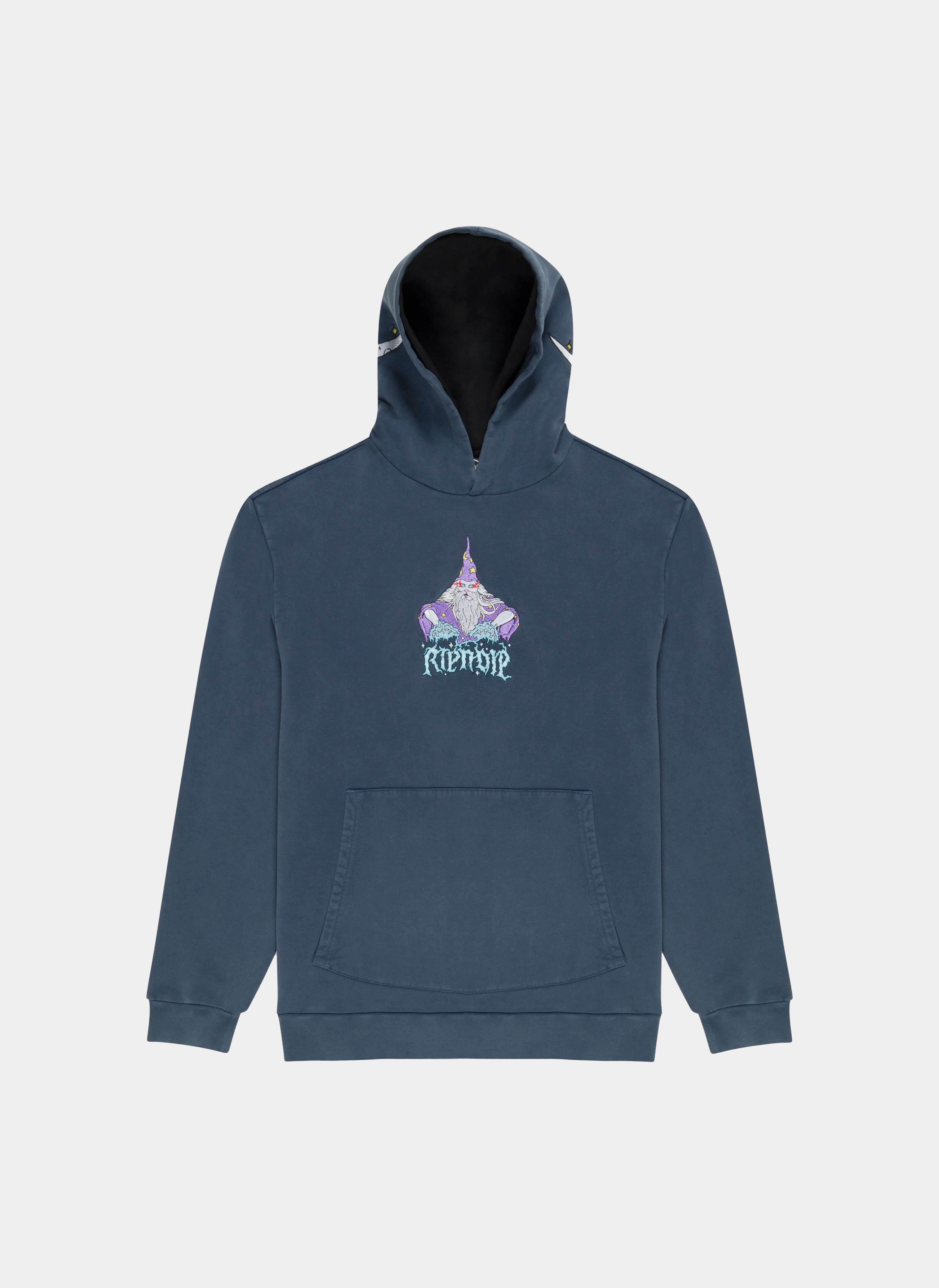 Худи Oracle Double Hood Hoodie Navy Mineral Wash