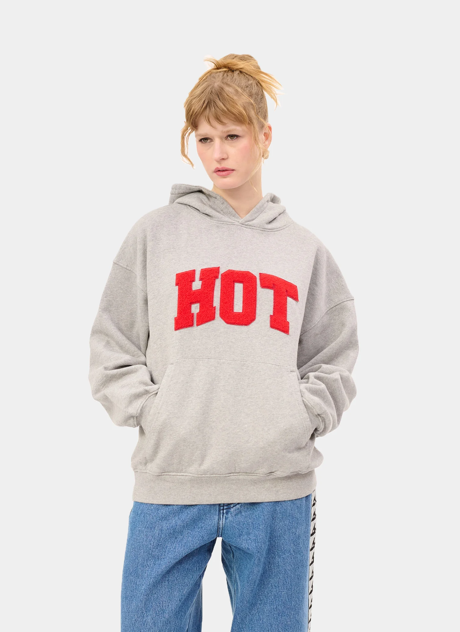 Худи Carne University Hoodie Melange Grey