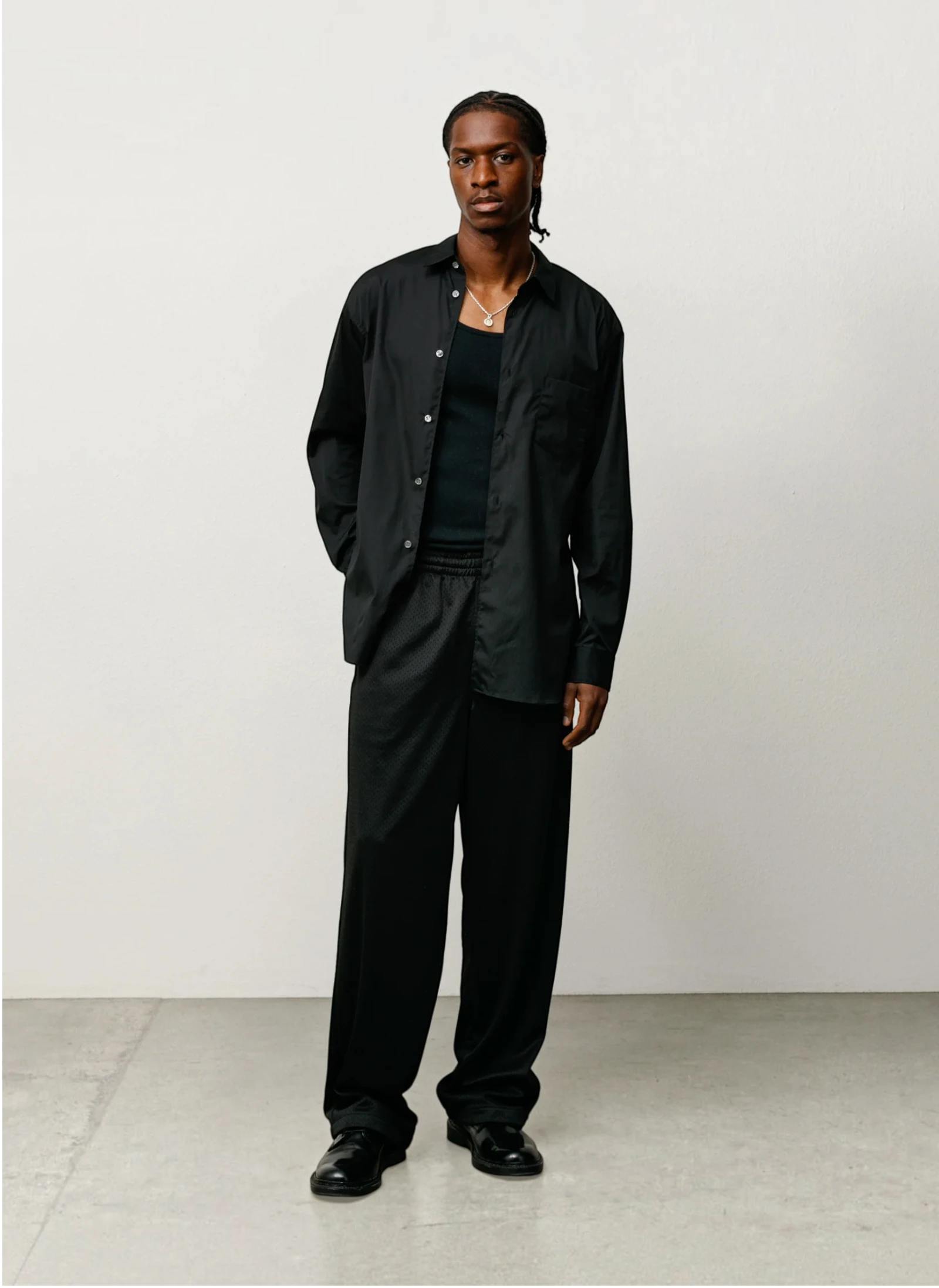Брюки Mesh Track Pant Black
